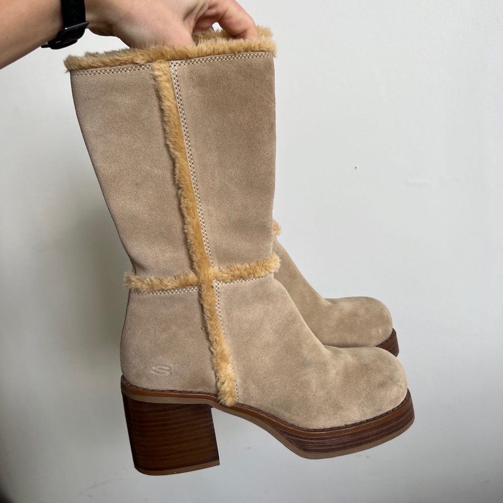 Vintage Sketchers Square Toe Boots